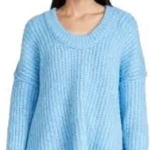 Free People Blue Bell Sweater in Blue